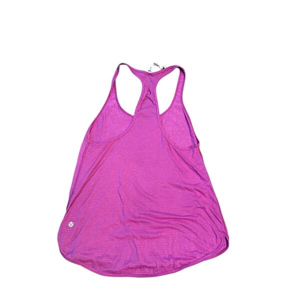 Lululemon Size 4 Pink/Purple Flowy Racerback Tank Top EUC - Picture 5 of 7